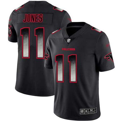 Atlanta Falcons Limited Black Men Julio Jones Jersey NFL Football 11 Smoke Fashion